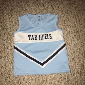 Carolina Tar Heels Girls Cheerleader Top 24M
